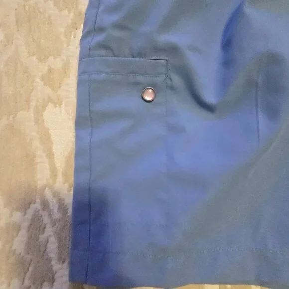 Set Of 2 Charter Club Womens Golf Shorts Size 14 Blue & White Polyester - Picture 12 of 16